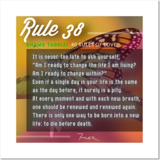 40 RULES OF LOVE - 38 Posters and Art